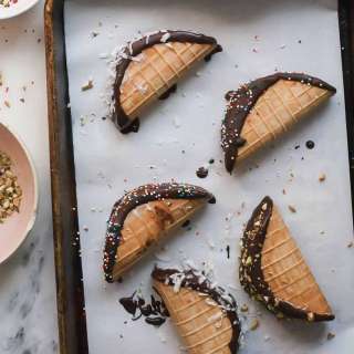 Homemade Choco Tacos