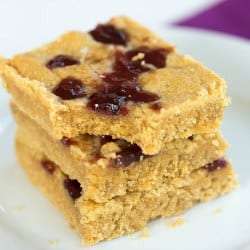 Peanut Butter & Jelly Cookie Bars