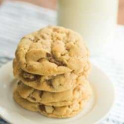 Salted Peanut Cup Chocolate Chip Cookies