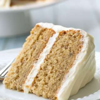 Banana Cake with Cream Cheese Frosting