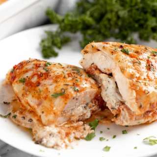 Lasagna Stuffed Chicken
