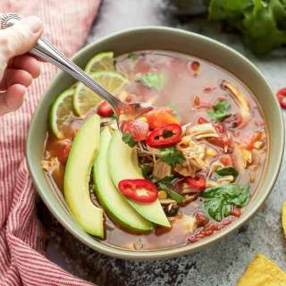 Instant Pot Chicken Tortilla Soup
