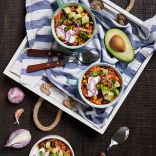 Chicken Soup with Salsa Verde