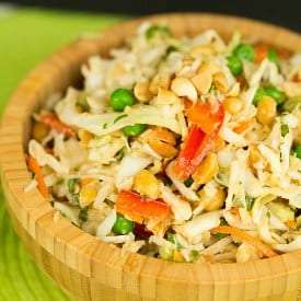 Thai Peanut Cabbage Slaw