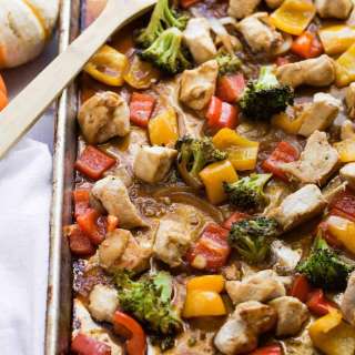 Sheet Pan Chicken Stir Fry