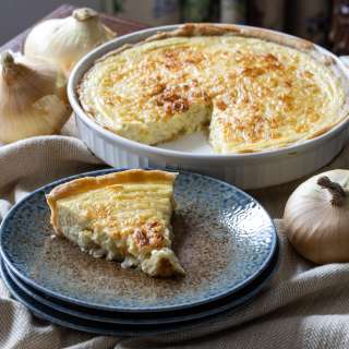 Caramelized Onion and Bacon Tart