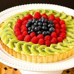 Fresh Fruit Tart with Pastry Cream