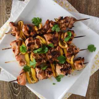 Pineapple Grilled Chicken Skewers