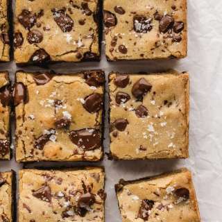 Brown butter blondies