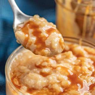 Salted Caramel Rice Pudding