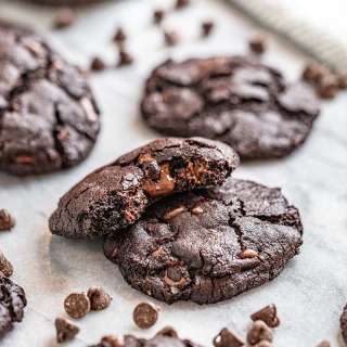 Triple Chocolate Cookies