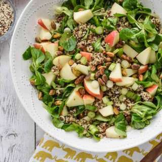 Detox Quinoa Salad with Turmeric Tahini Dressing