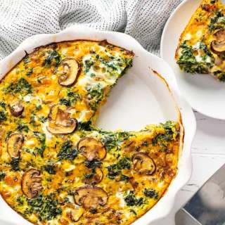 Easy Crustless Spinach Quiche