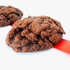 Thick and Chewy Triple-Chocolate Cookies