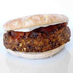 Black Bean Mushroom Burgers