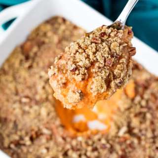 Pecan Streusel Sweet Potato Casserole