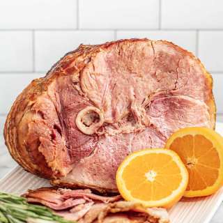 Easy Orange Glazed Ham