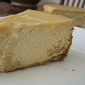 Brown Sugar-Apple Cheesecake