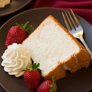 Angel Food Cake {with Vanilla Bean}