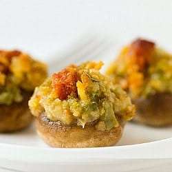 Mrs. Waterman's Stuffed Mushrooms
