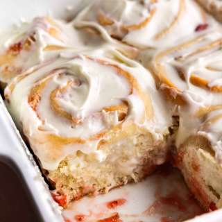 Strawberries and Cream Rolls