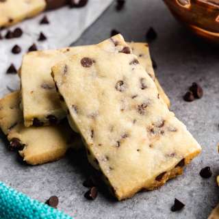 Chocolate Chip Shortbread Cookies