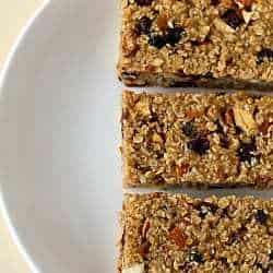 Fig, Date & Almond Granola Bars