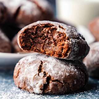 Chocolate Crinkle Cookies