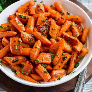 Roasted Carrots {with Honey}