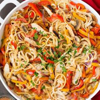 Creamy Cajun Grilled Chicken Pasta