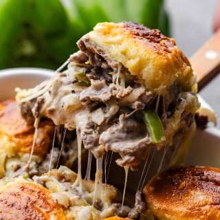 Cheesesteak Sliders