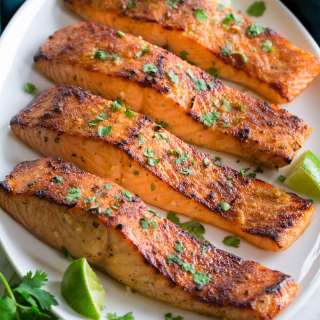 Broiled Salmon