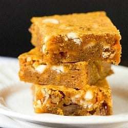 Pumpkin Blondies