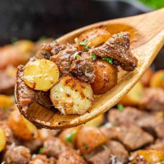 Steak Bites and Potatoes