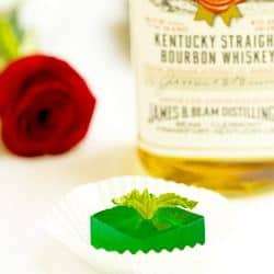 Mint Julep Jell-O Shots
