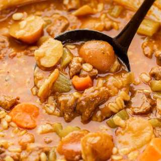 The Best Beef and Barley Soup