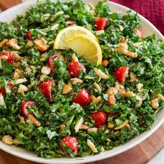Lemon Parmesan Kale Salad