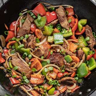 Easy Chinese Pepper Steak