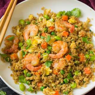 Quinoa Shrimp “Fried Rice”
