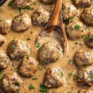 The Best Swedish Meatballs and Gravy