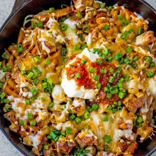 Steak and Potato Nachos