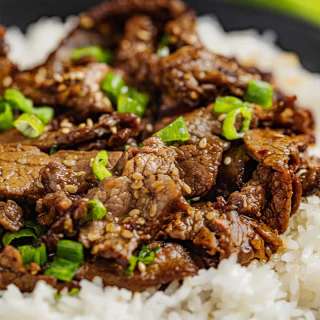 Korean Beef Bulgogi Rice and Noodle Bowl (Cupbop Copycat)
