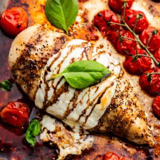 Sheet Pan Chicken Caprese