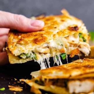 Cilantro-Lime Chicken Quesadillas