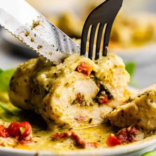 Pesto Chicken Roll Ups