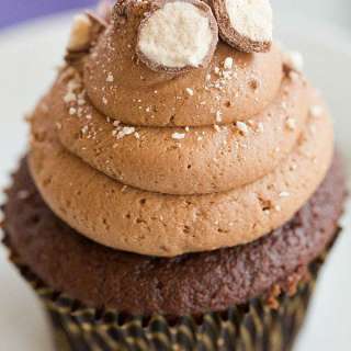 Malted Milk Chocolate Cupcakes