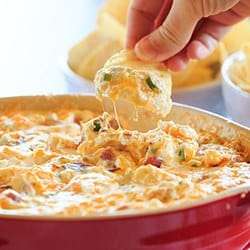 Warm and Cheesy Bacon Dip