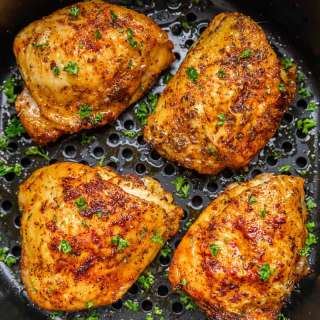 Air Fryer Chicken Thighs (Plus Variations!)