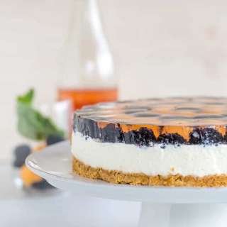 No Bake Rosé Cheesecake