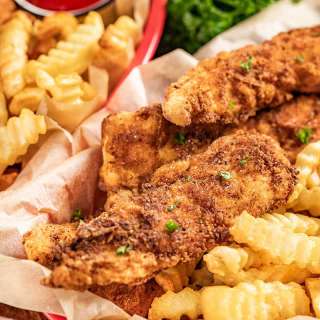 Crispy Homemade Chicken Fingers